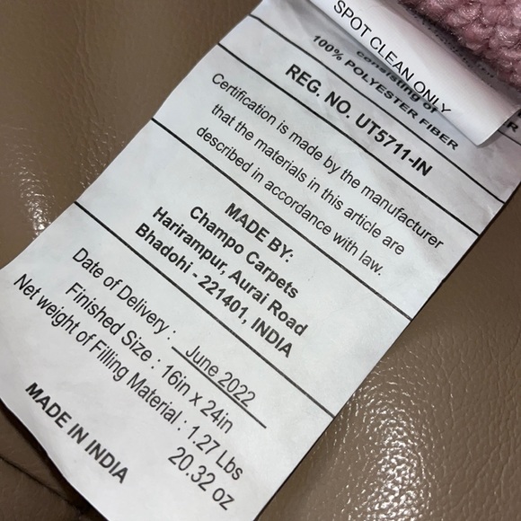 Pink Christmas Pillow - Picture 3 of 4